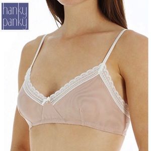 NWOT Hanky Panky Nude Bralette Sz. Sm